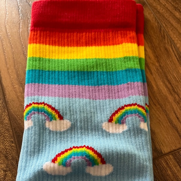 Pro Compression Rainbow Love Socks - NWT - Picture 2 of 4